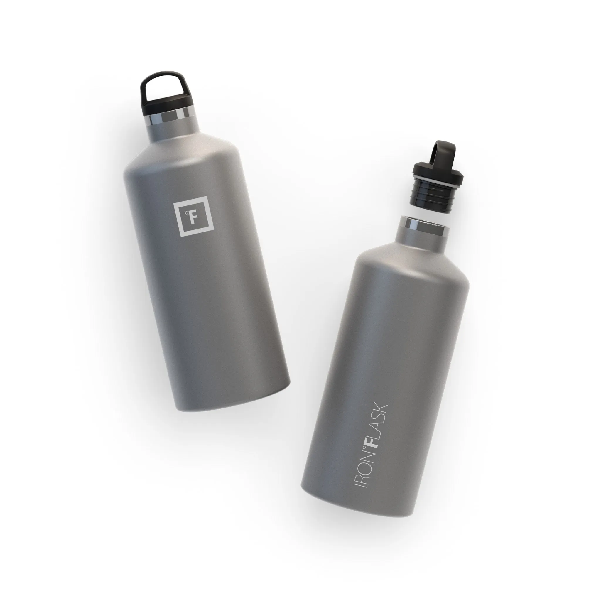 64 Oz Narrow Mouth Water Bottle with Spout Lid