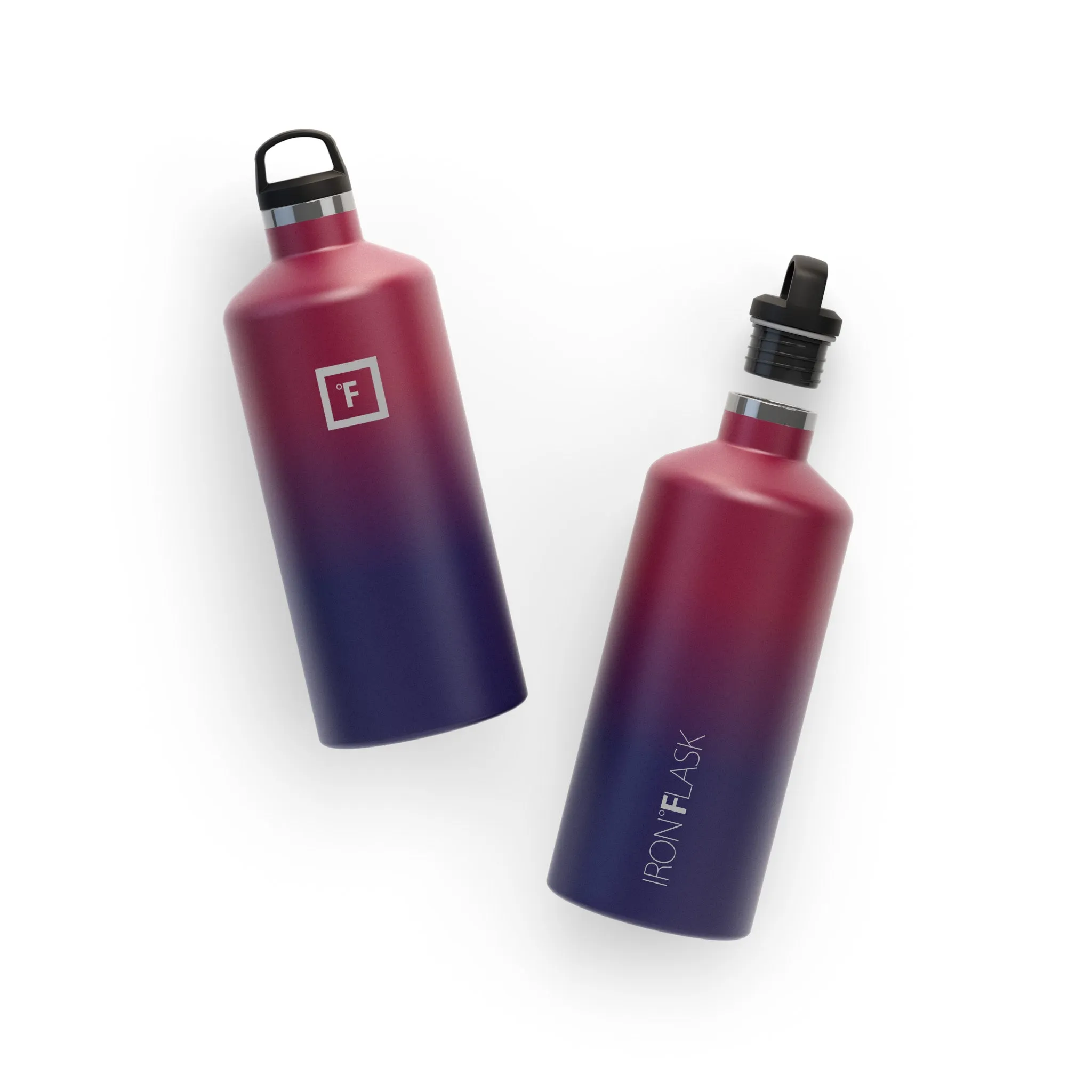 64 Oz Narrow Mouth Water Bottle with Spout Lid
