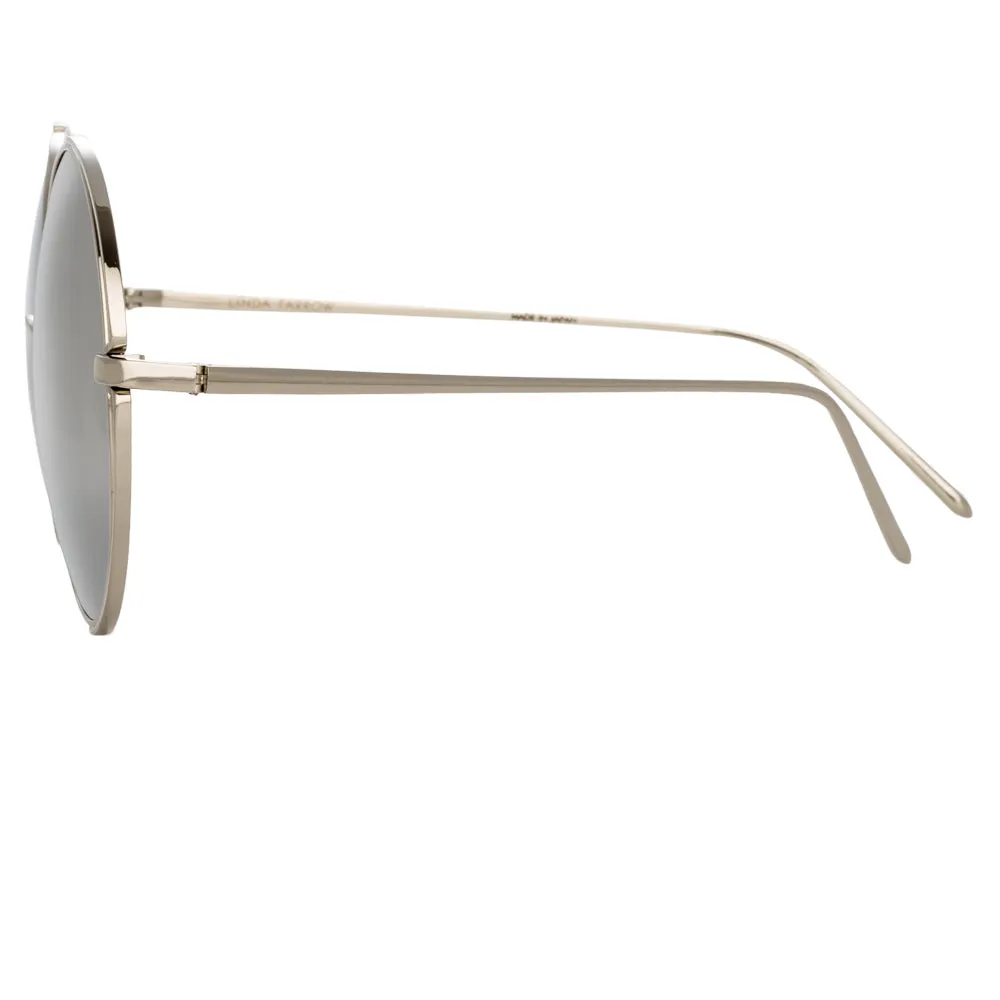 Linda Farrow Farah C2 Round Sunglasses