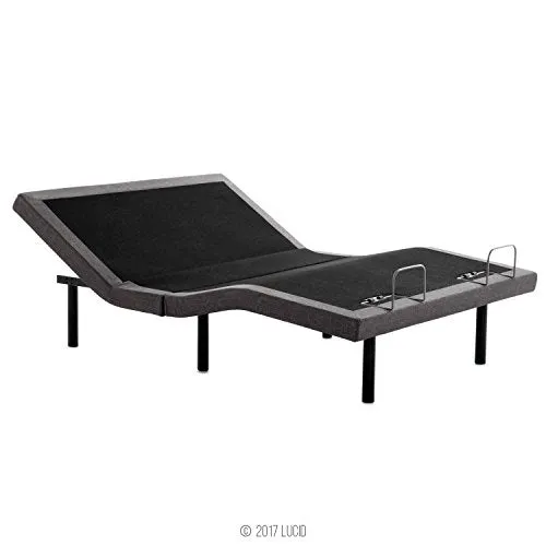 Lucid L300 Adjustable – Queen Bed Frame with Head and Foot Incline –USB – Wireless Remote – 5-Minute Assembly – Quiet Motor – Adjustable Bed Base Queen