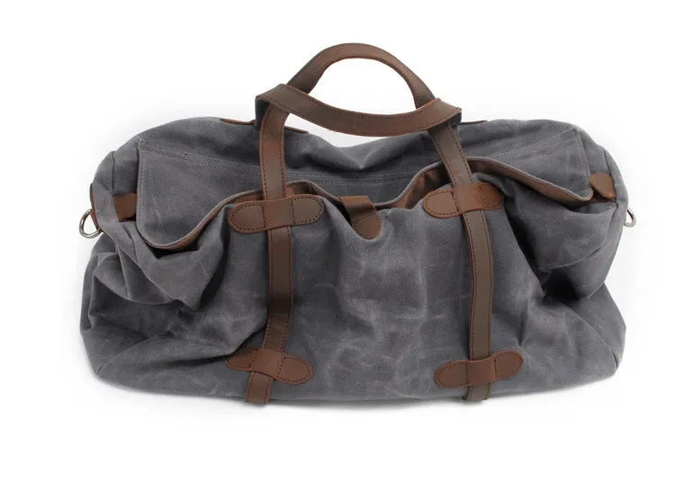 MUCHUAN CANVAS WATERPROOF LARGE CAPACITY TRAVEL BAGS
